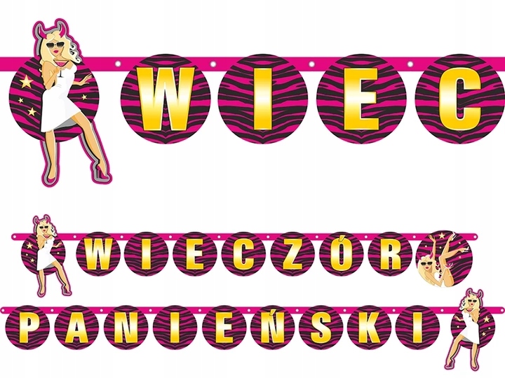 

Baner Girlanda Na Wieczór Panieński 20 x 200 CM