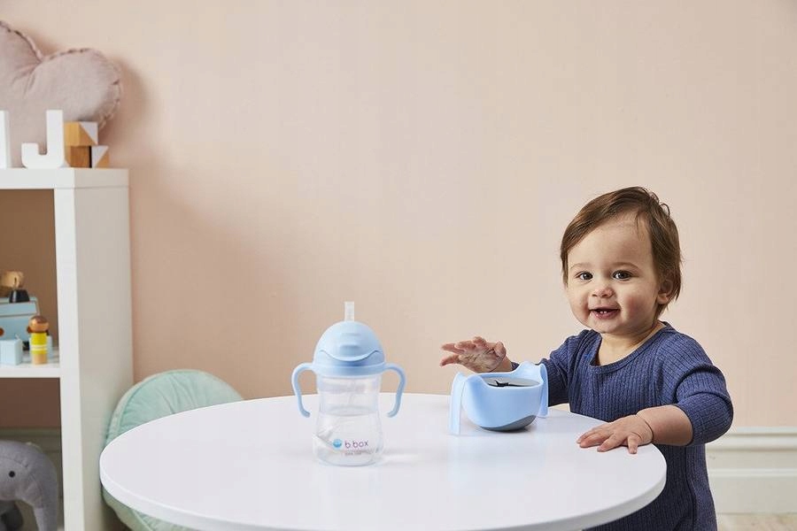 B.BOX Innowacyjny bidon ze słomką 240ml Boysenberr Marka B.Box