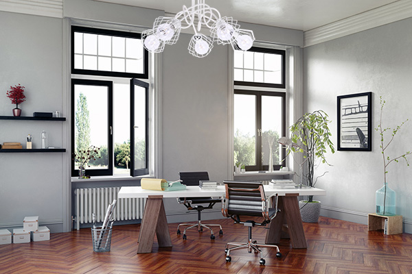 LAMPA LED SUFITOWA LOFT NOWOCZESNY ŻYRANDOL Marka Light Home