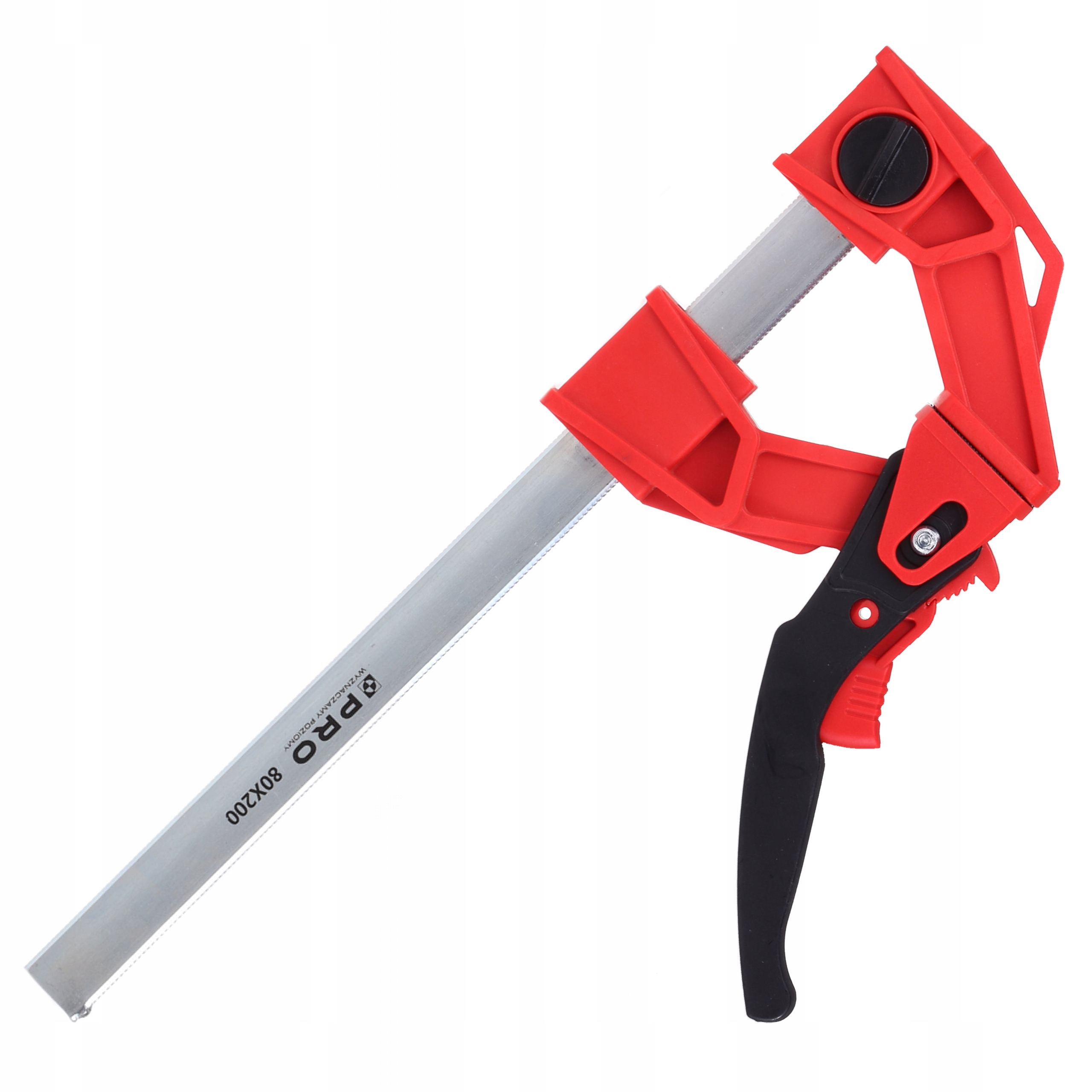 

Ścisk Dźwigniowy zacisk stolarski 200x80 mm / Pro
