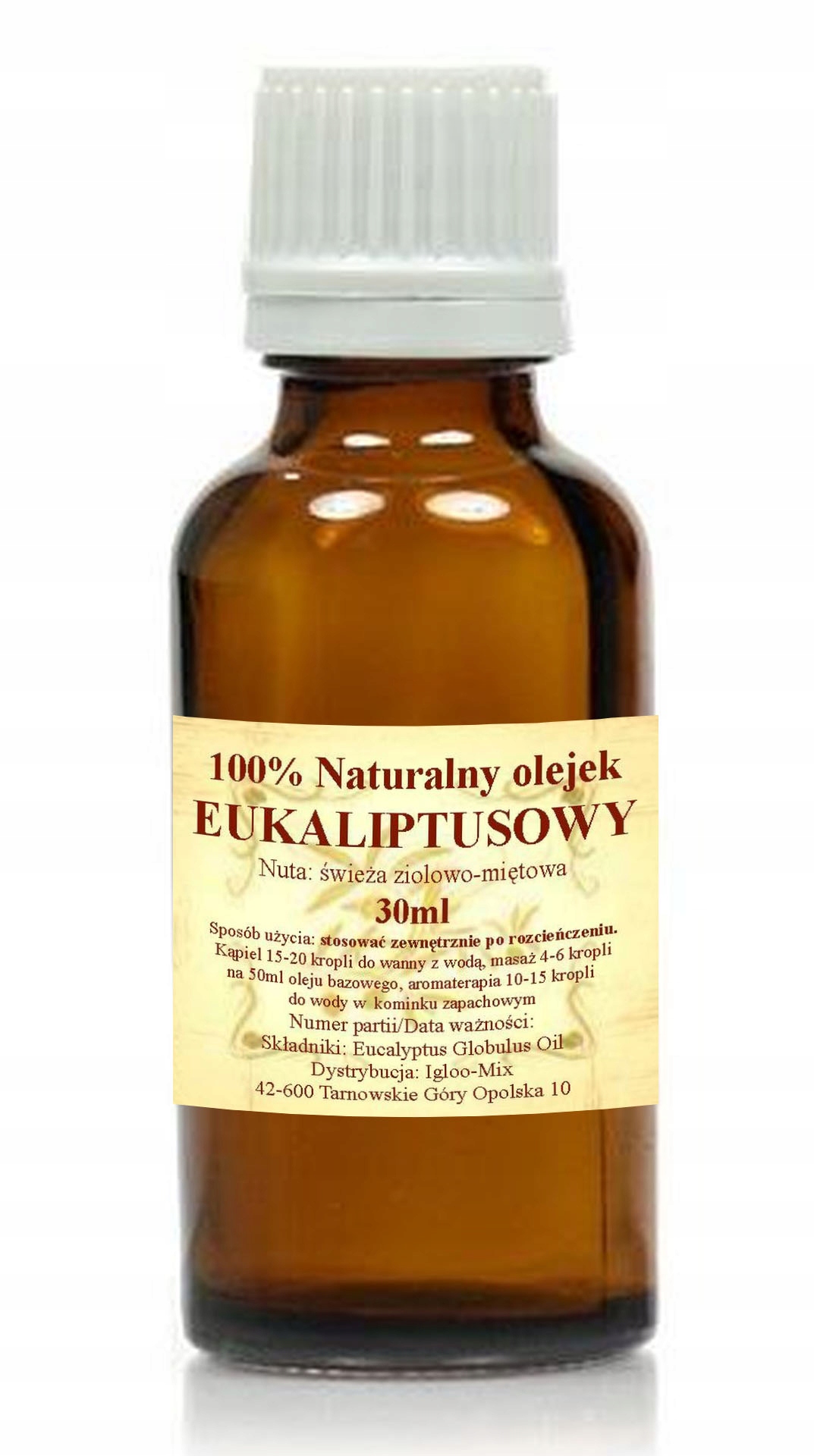 

Olejek Eteryczny Eukaliptusowy 30ml