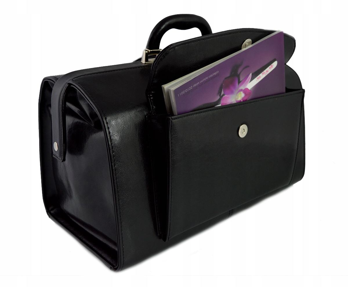 SKÓRZANA TORBA LEKARSKA KUFER LEKARSKI, TECZKA 552 Model M552