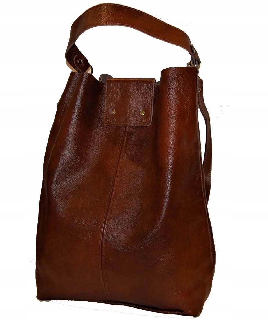 

Torebka Skórzana Shopper Bag 100% Skóra Naturalna
