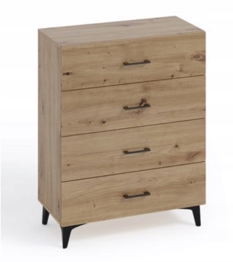 ABS-8 KOMODA SZAFKA dąb artisan 80 cm skandynawska