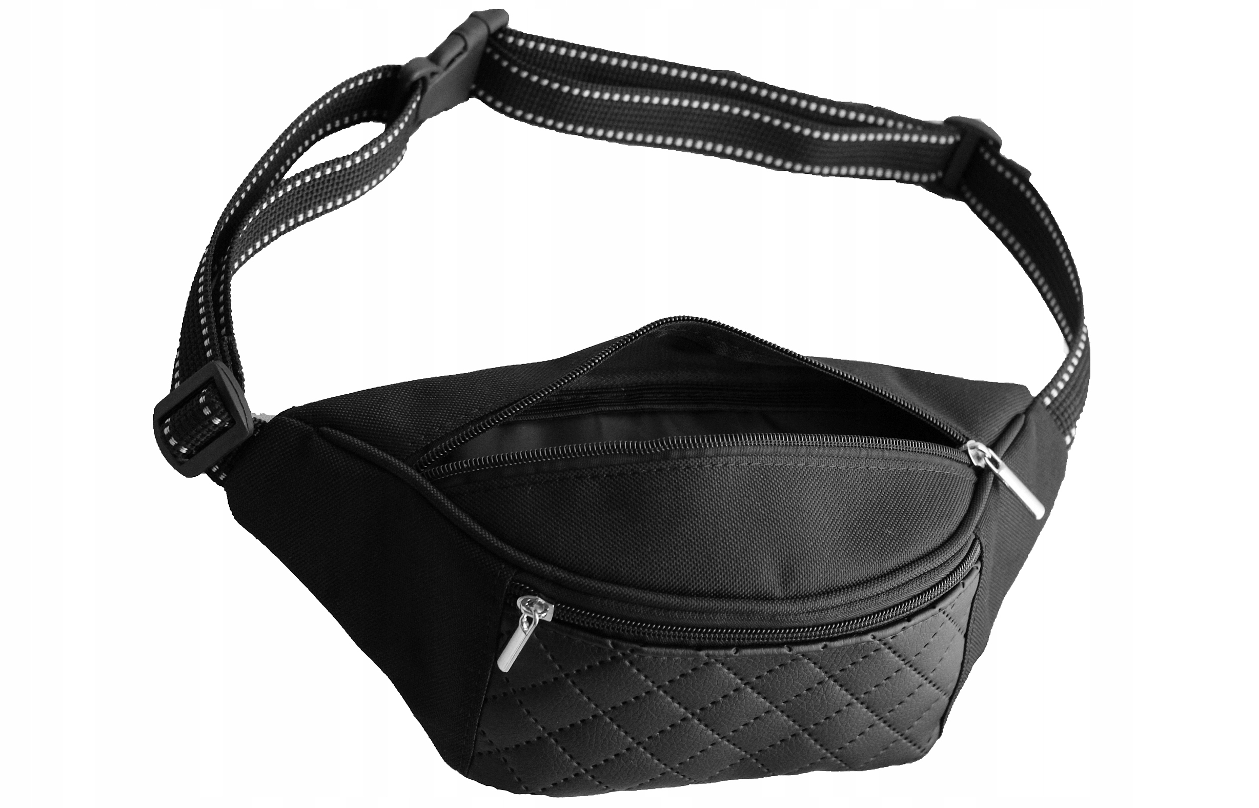 SASZETKI SASZETKA NERKA DAMSKA BIODROWA PIKOWANA Wzór dominujący bez wzoru