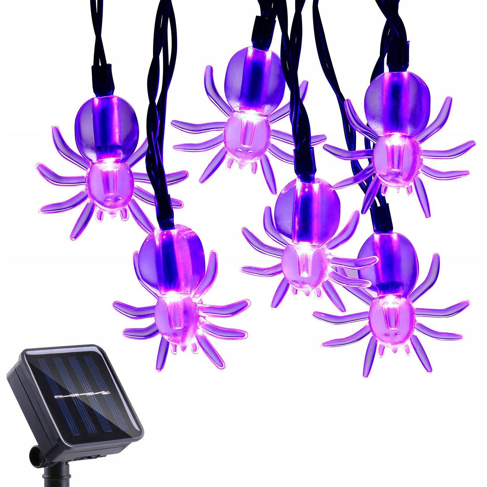 

30 Led 6M Halloween Lampki Ogrodowe Solarne Lampka