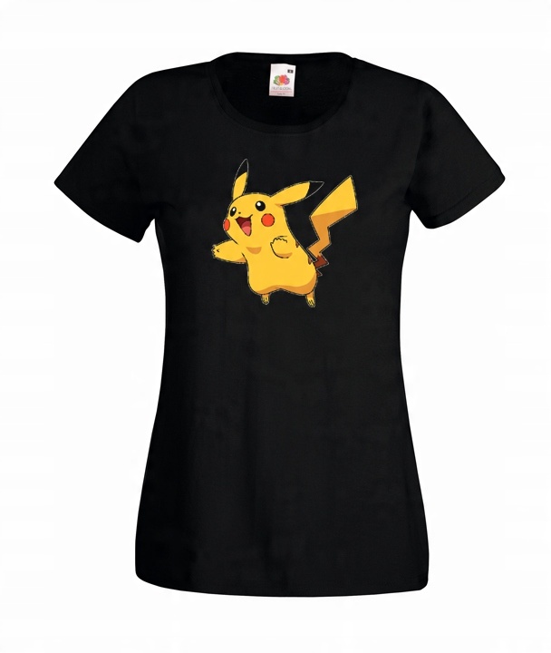 

Xs Koszulka Damska Pokemony Pikachu Pika Wzory