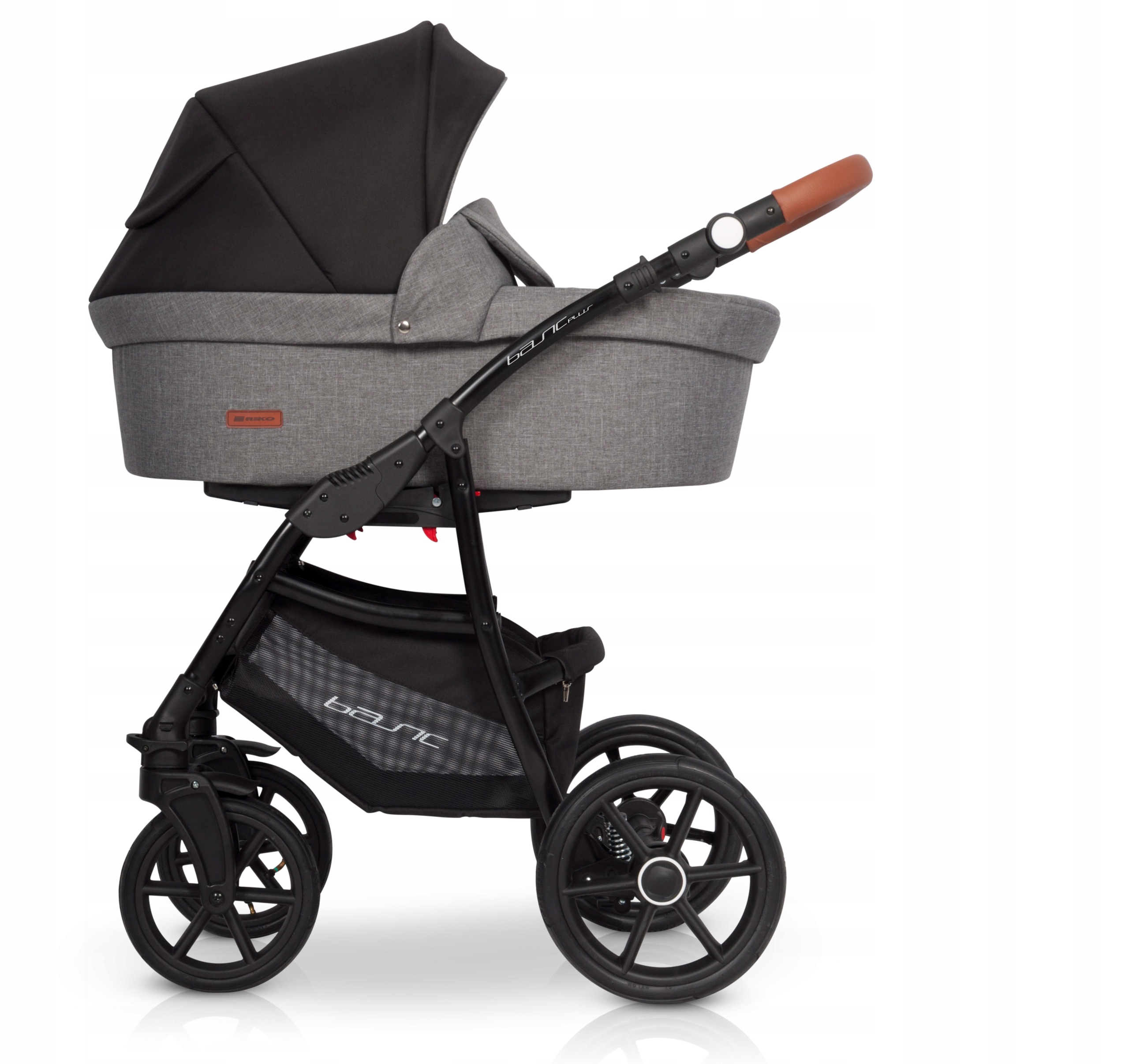 POLSKI WÓZEK WIELOFUNKCYJNY 3w1 / RIKO BASIC PLUS ANTHRACITE Kod producenta Basic