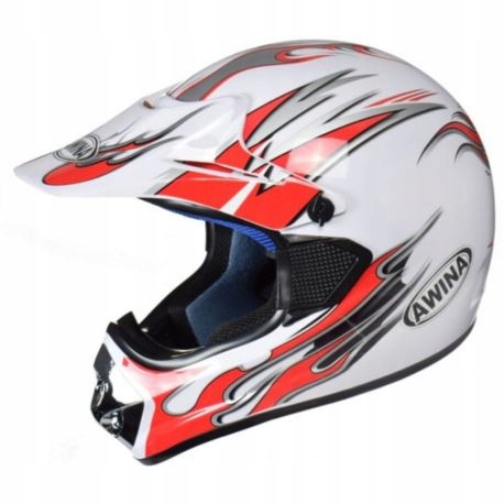 KASK AWINA ENDURO WHITE/RED TN 8686 XS