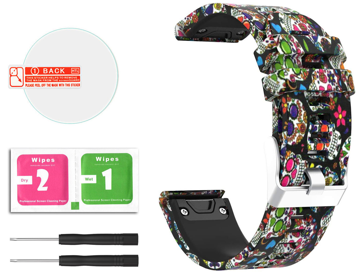 

Silikonowy Pasek Garmin Fenix 5 QuickFit + Folia