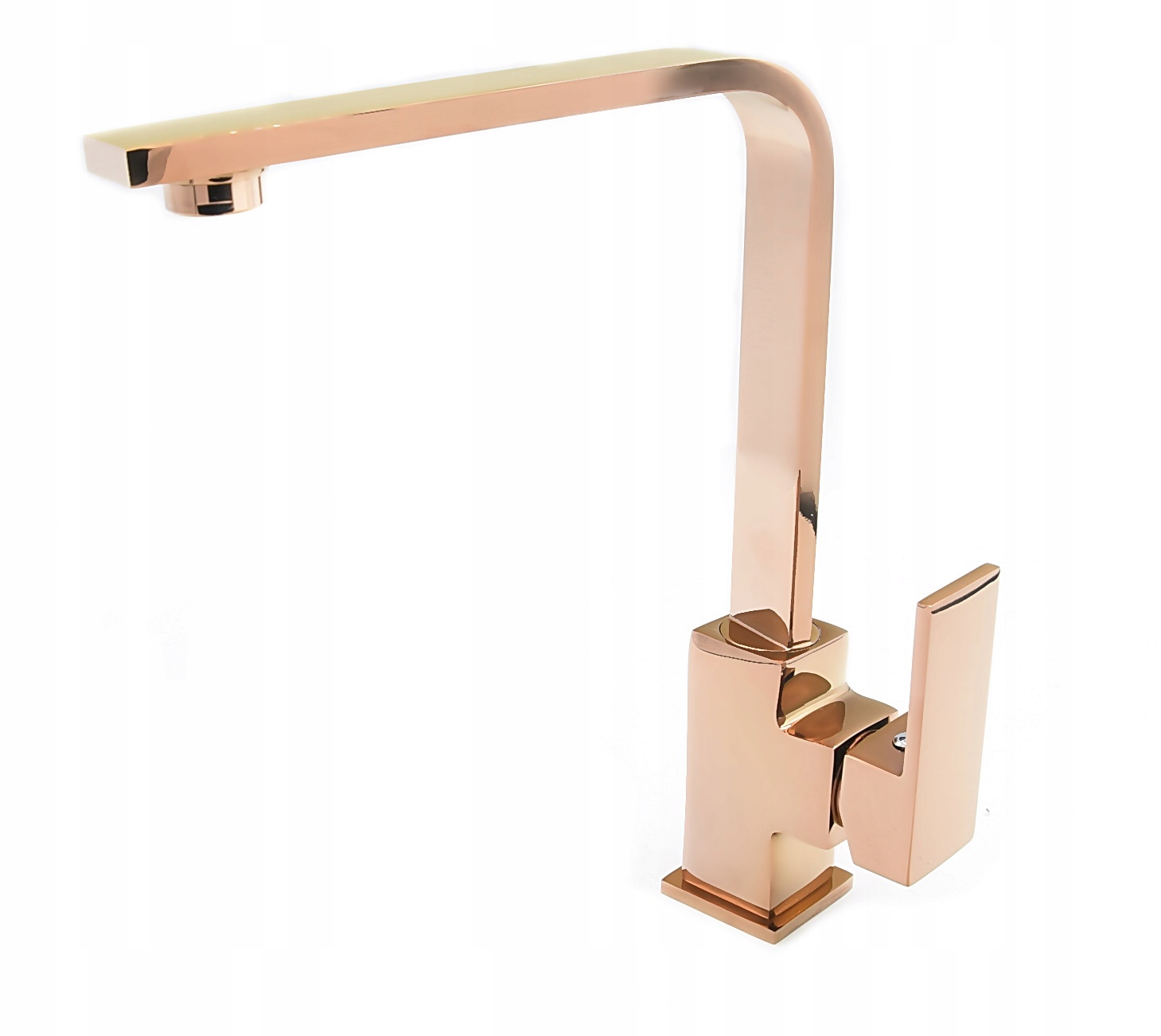 

Nook Rose Gold Złota Bateria Kuchenna Zlew Kran