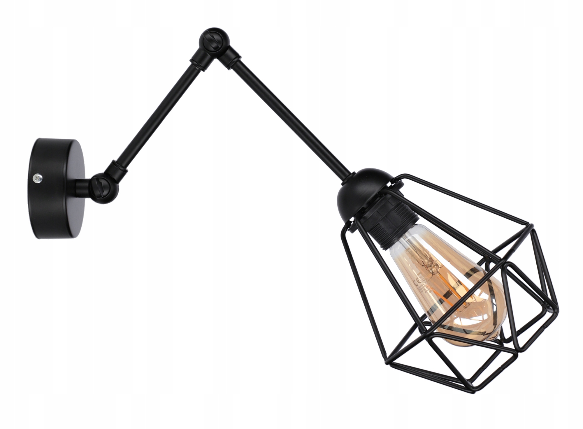 Kinkiet na przegubach DIAMOND vintage - można LED