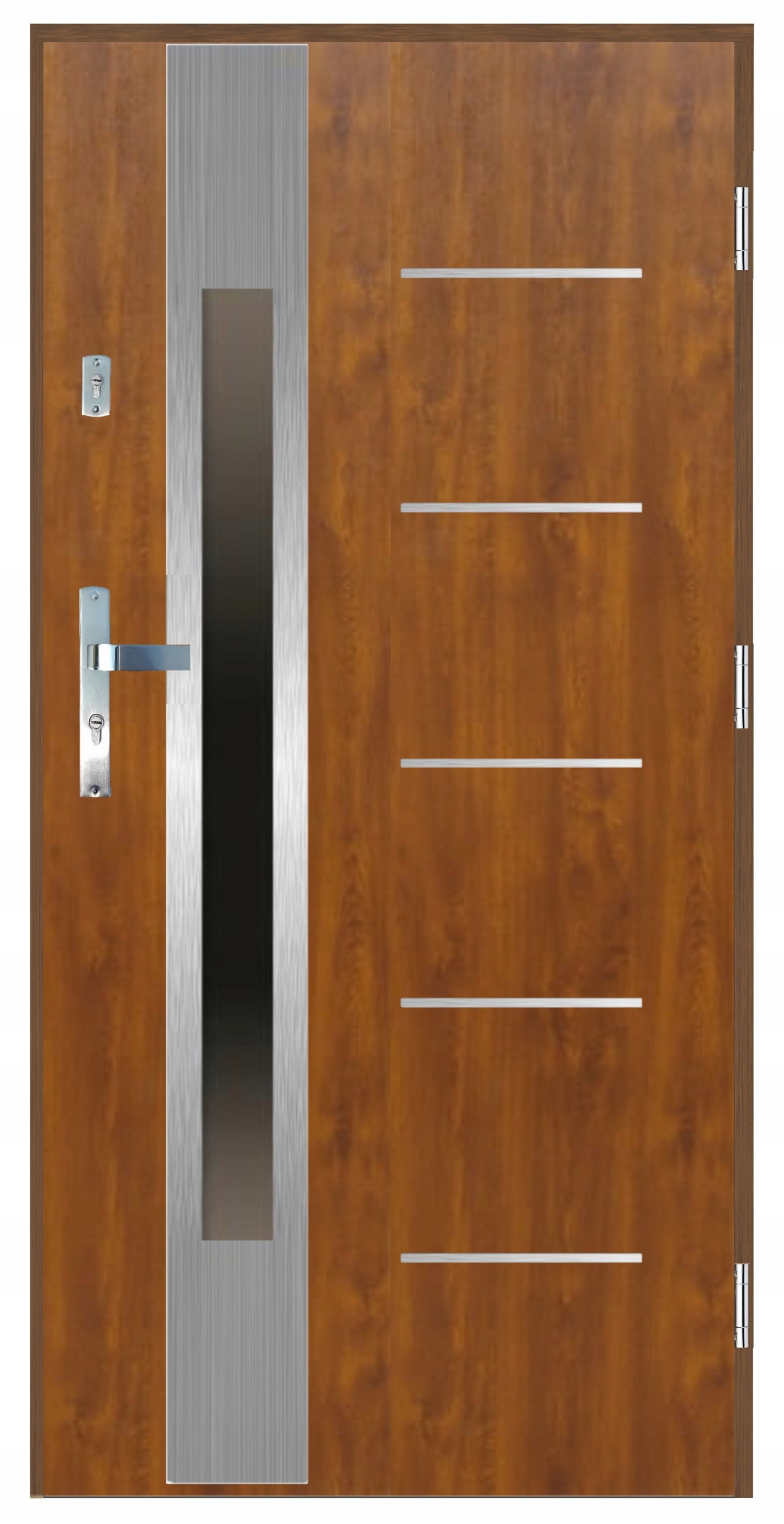 Drzwi wejściowe zewnętrzne 55 LI-24 ZŁOTY DĄB 90 P