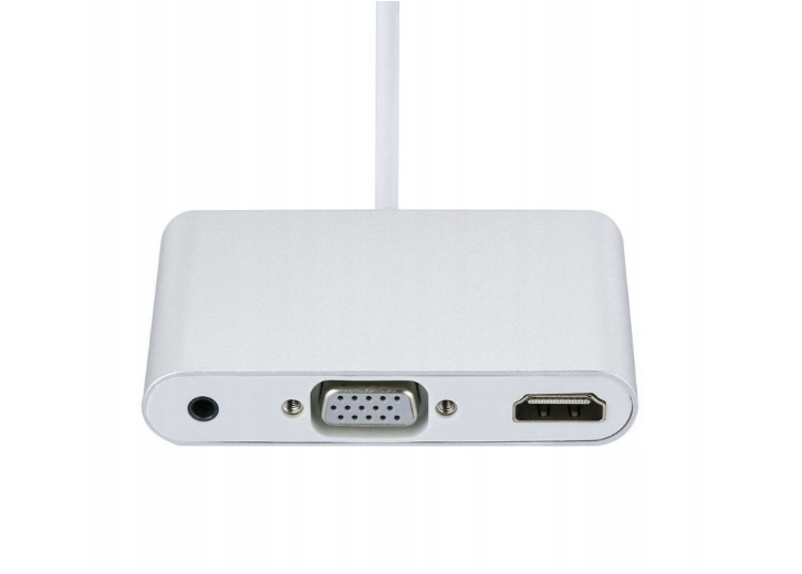 Kabel 3w1 ADAPTER Typ USB-C + USB 3.1 + HDMI 4K Zastosowanie USB, FireWire