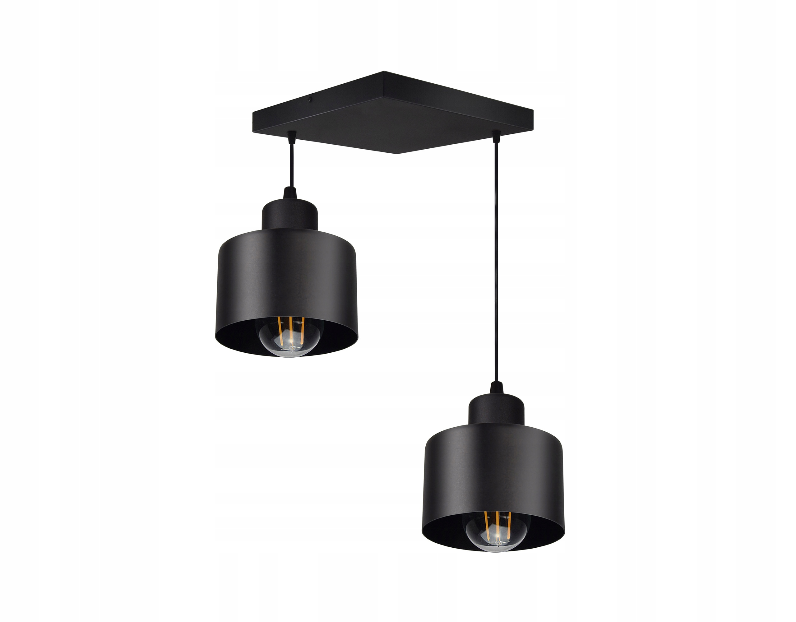 LAMPA SUFITOWA PLAFON ŻYRANDOL LOFT EDISON LED Głębokość produktu 70 cm