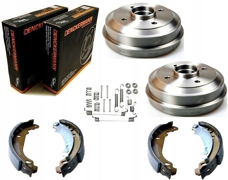 Барабаны челюсти пружины PEUGEOT 206 без ABS 180 мм