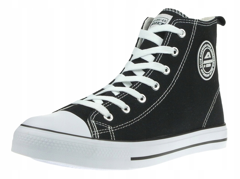 

Oryginalne Trampki American Club Wysokie Czarne 40