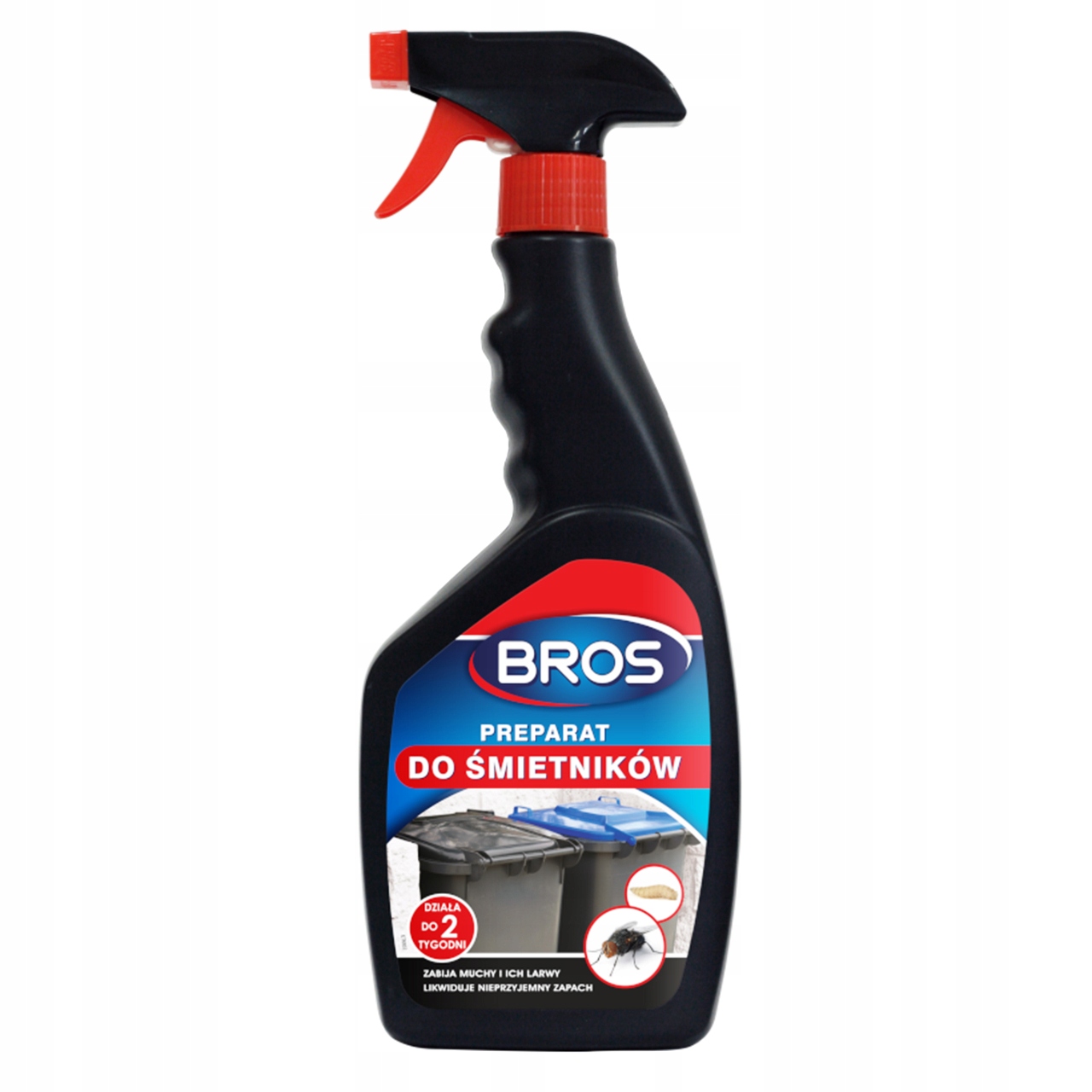 

Bros Preparat Do Śmietników zabija Muchy i Larwy