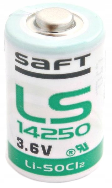 

1x Saft LS14250 bateria litowa 3,6V Ls 14250 1/2AA