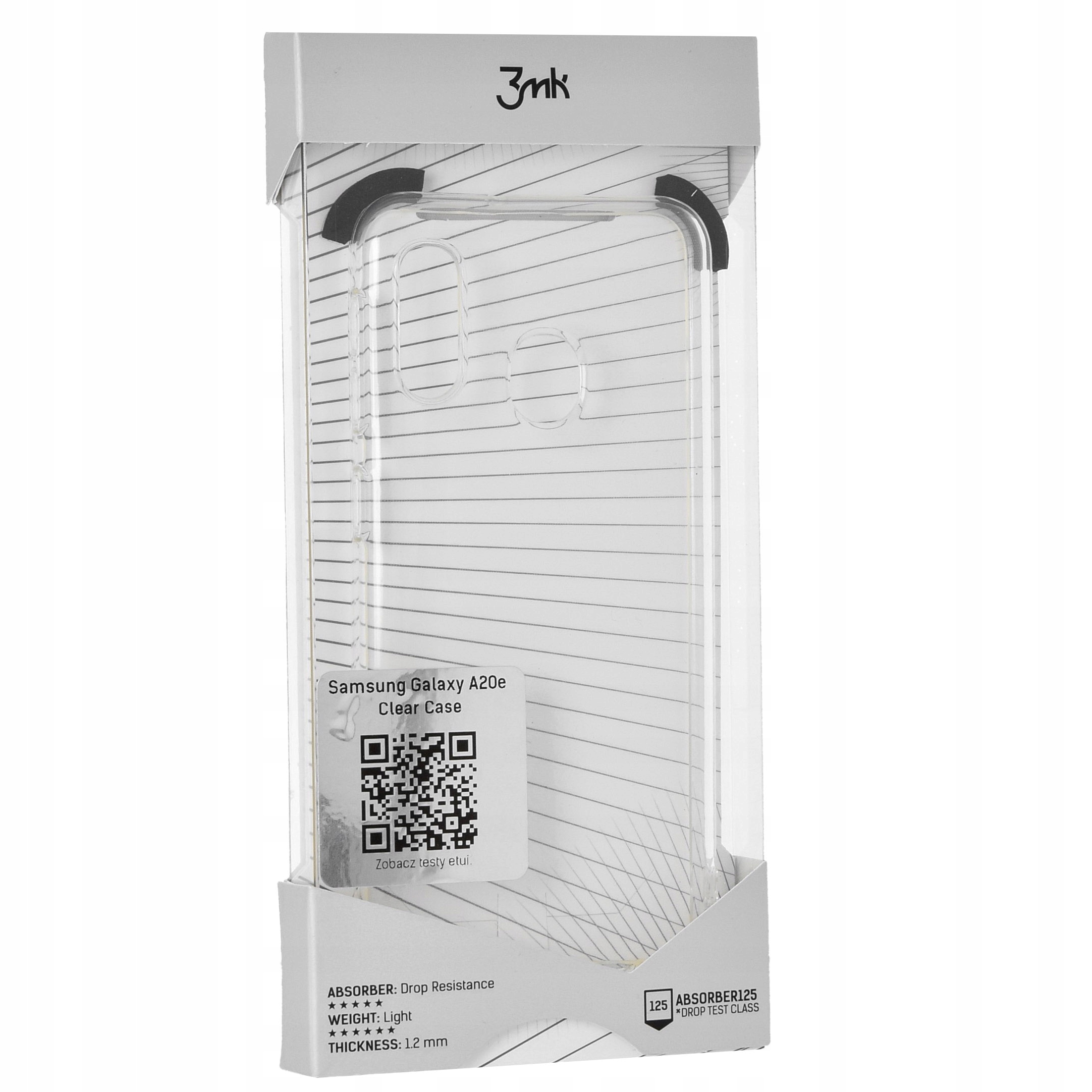 

Etui do Galaxy A20e, 3MK Clear Case, obudowa cover