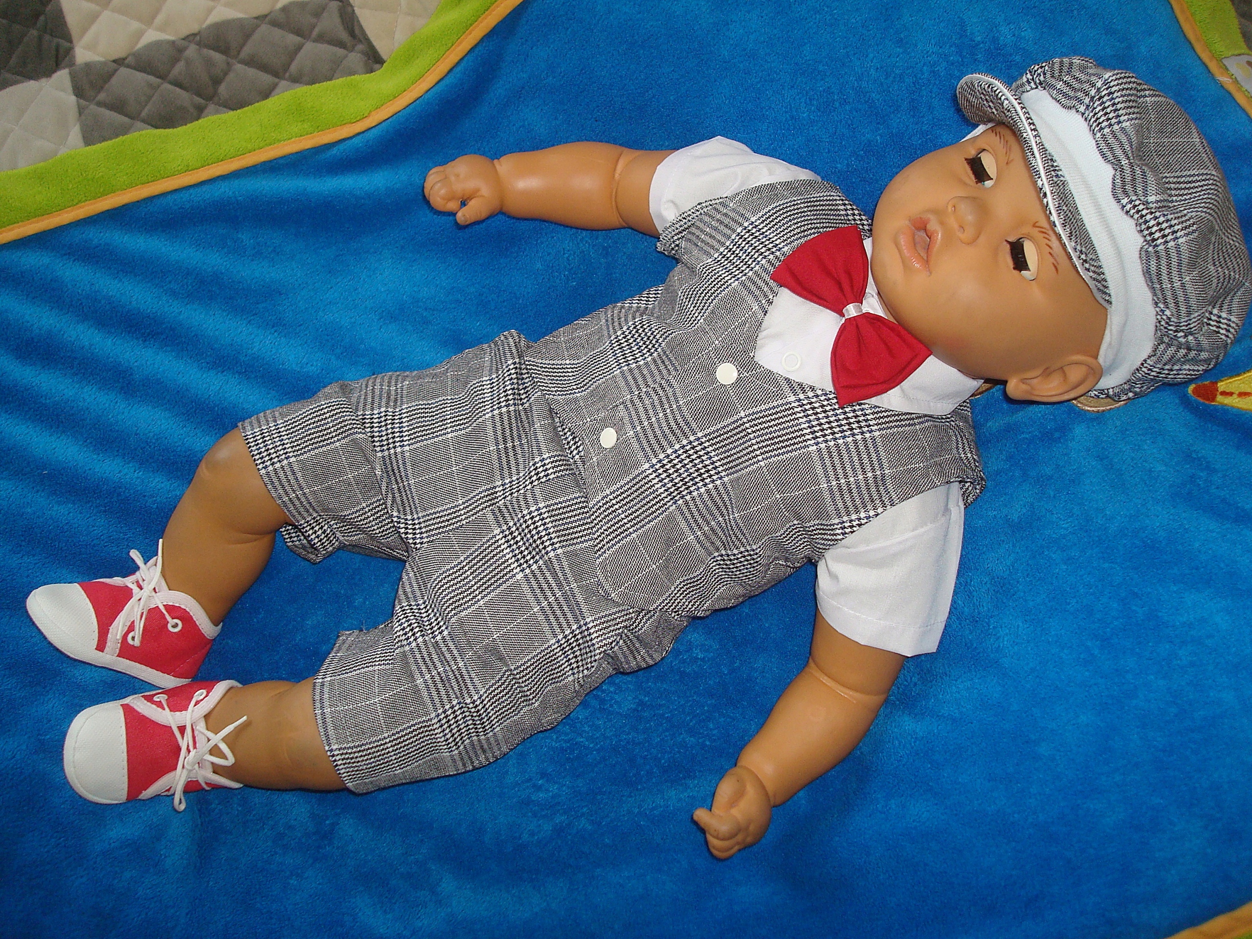 KOMPLET LATO UBRANKO /CHRZTU /WESELE/ SPODENKI 80 Marka bez marki