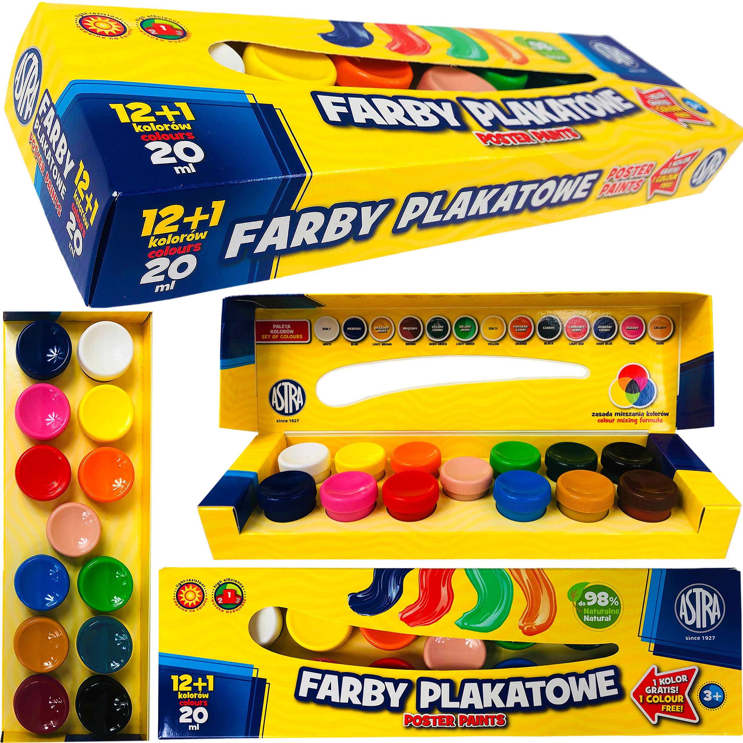

Astra Farby 20ml Plakatowe 12+1