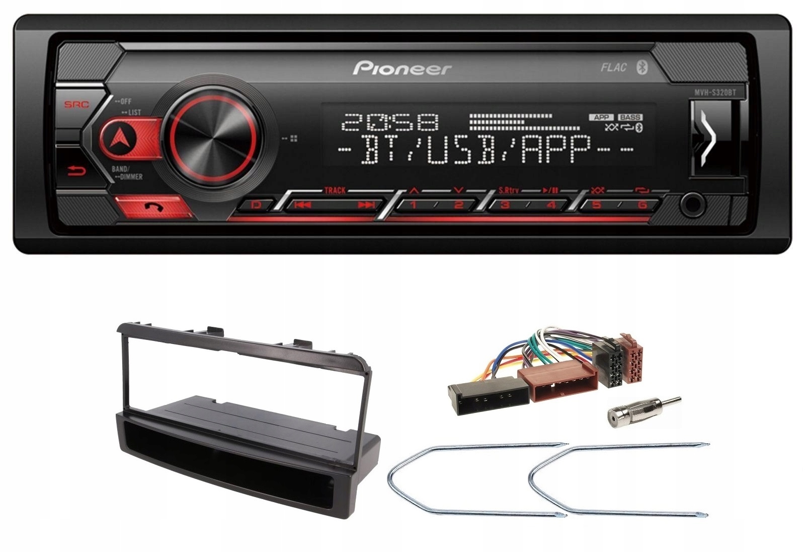 PIONEER MVH-S320BT RADIO Bluetooth FORD FOCUS MK1