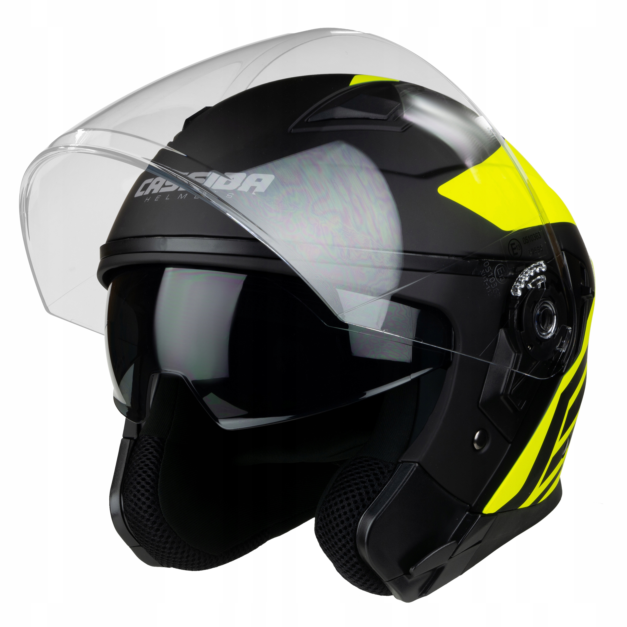 KASK MOTOCYKLOWY WZMOCNINA SZYBA JET CASSIDA NEW S Rozmiar S