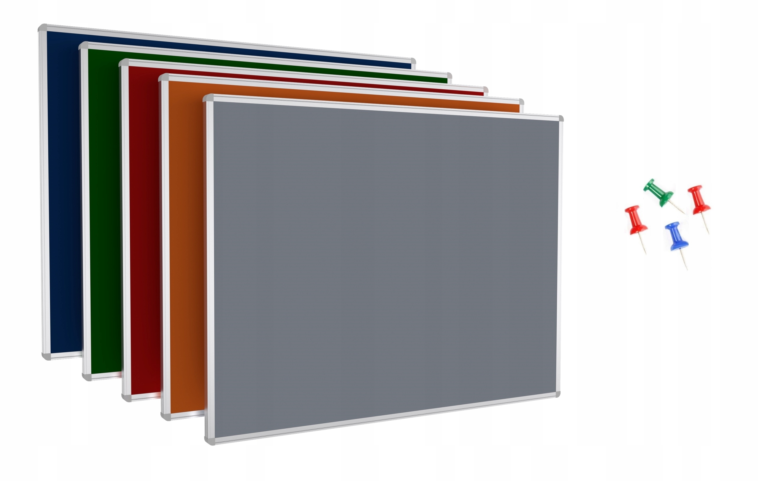 Tablica tekstylna kolorowa 80x100 100x80 ALU