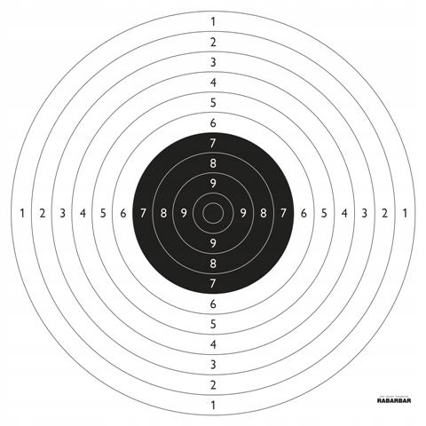 Tarcze strzeleckie Psp Pistolet sportowy 50 szt.
