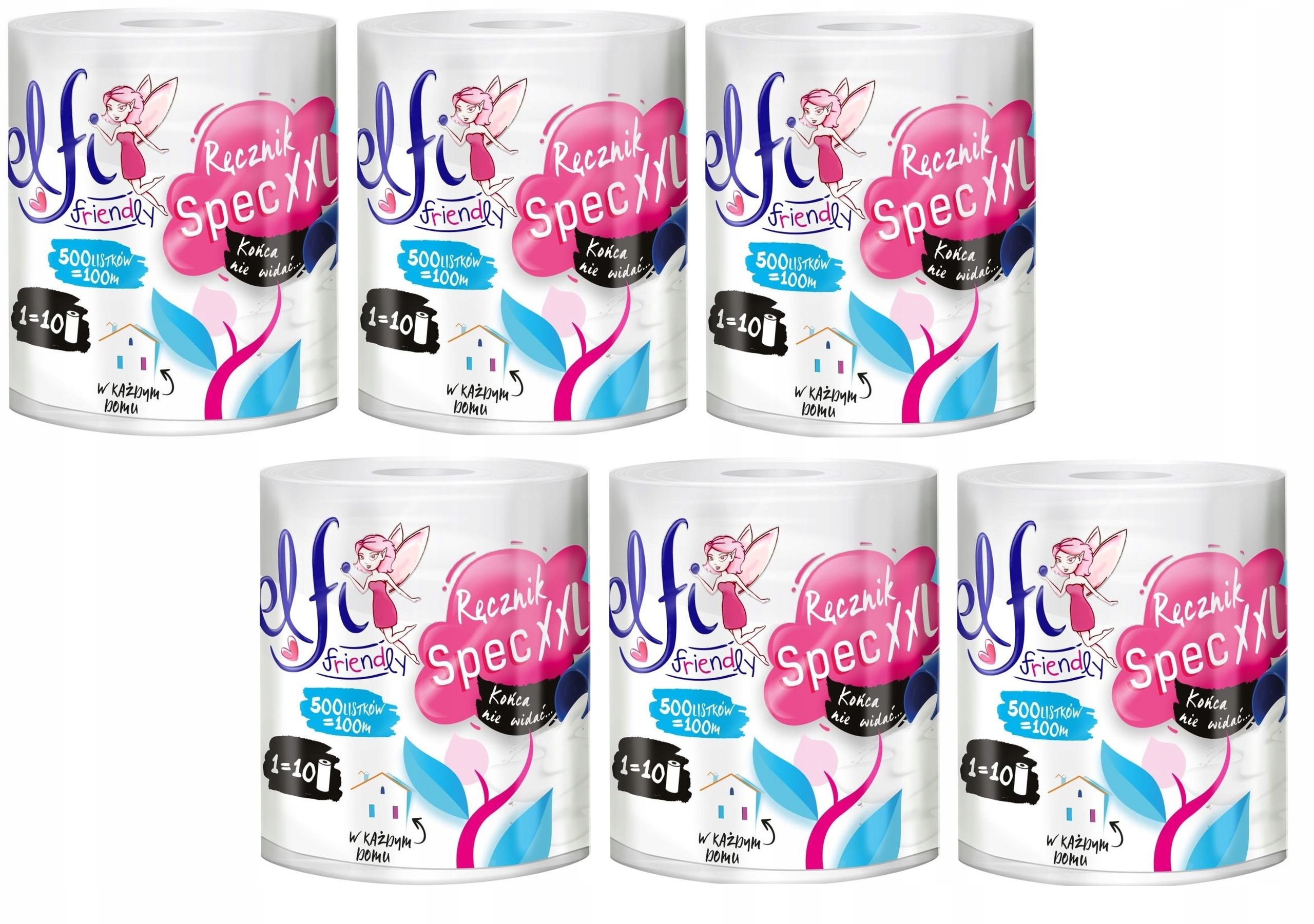 

Zestaw Elfi Ręcznik papierowy kuchenny Mega Długi