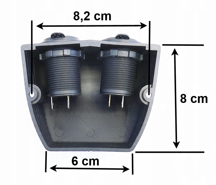 ŁADOWARKA USB 5V 3,1A GNIAZDO HERMETYCZNE 12V 24V