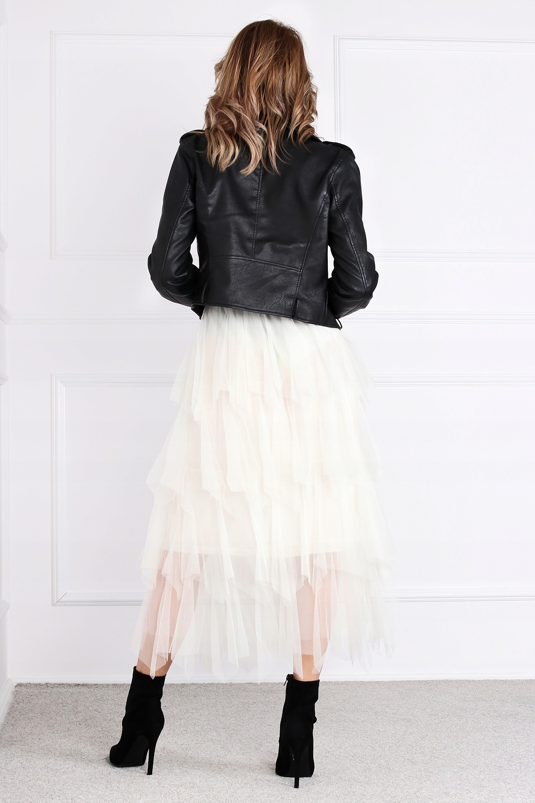 SPÓDNICA DAMSKA SPÓDNICZKA DŁUGA KOBIECA LETNIA ELEGANCKA TIUL KOLORY 1929 Kolor niebieski