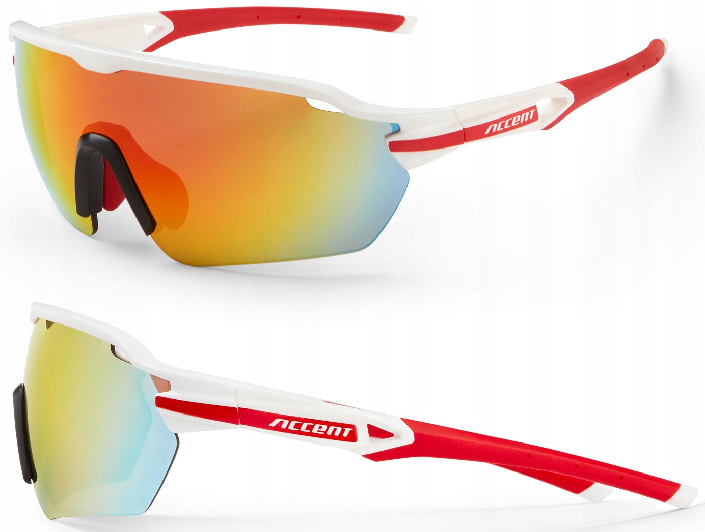 Cyklistické brýle Accent Reflex 2 skla Pouzdro