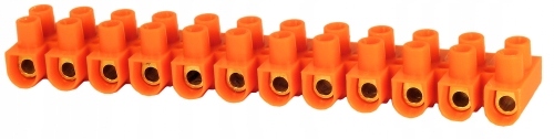 

Złączka listwa zaciskowa pomarańczowa LTF12-10 mm