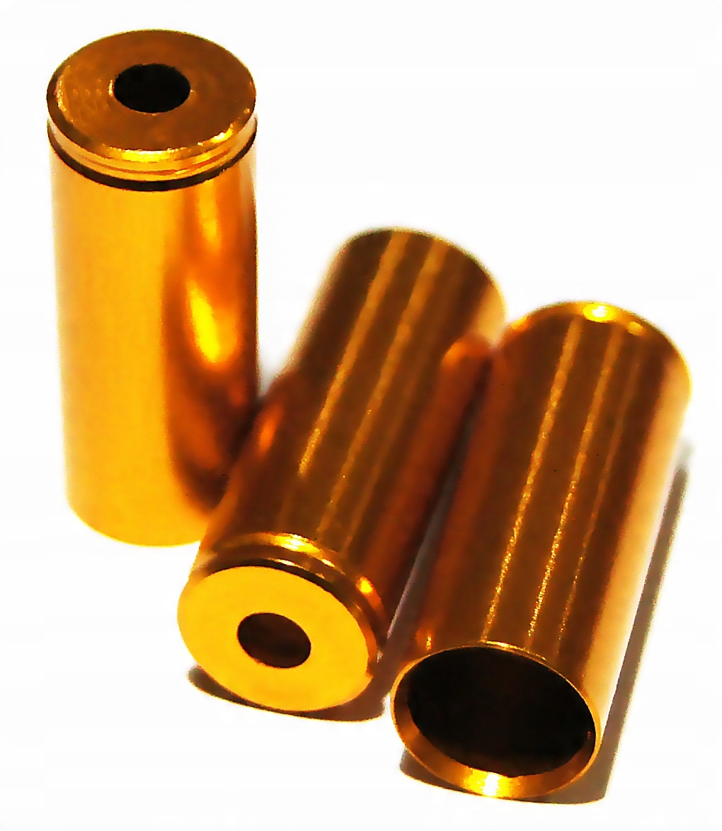 

Końcówki 5mm Alu Cnc Pancerza Hamulca Złote Mb