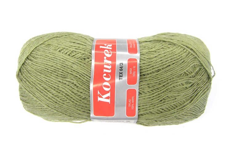 Włóczka KOCUREK_100% akryl, _12-2225 Mięta_ gat.II