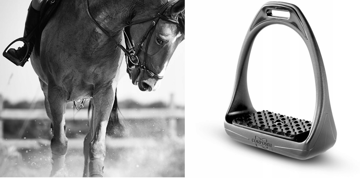 STRZEMIONA PLASTIKOWE SYNTETYCZNE COMPOSITI 12 cm Kolor dominujący czarny