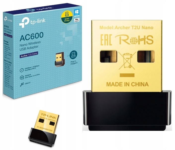 

Tp-link Karta sieciowa Archer T2U Nano AC600 WiFi