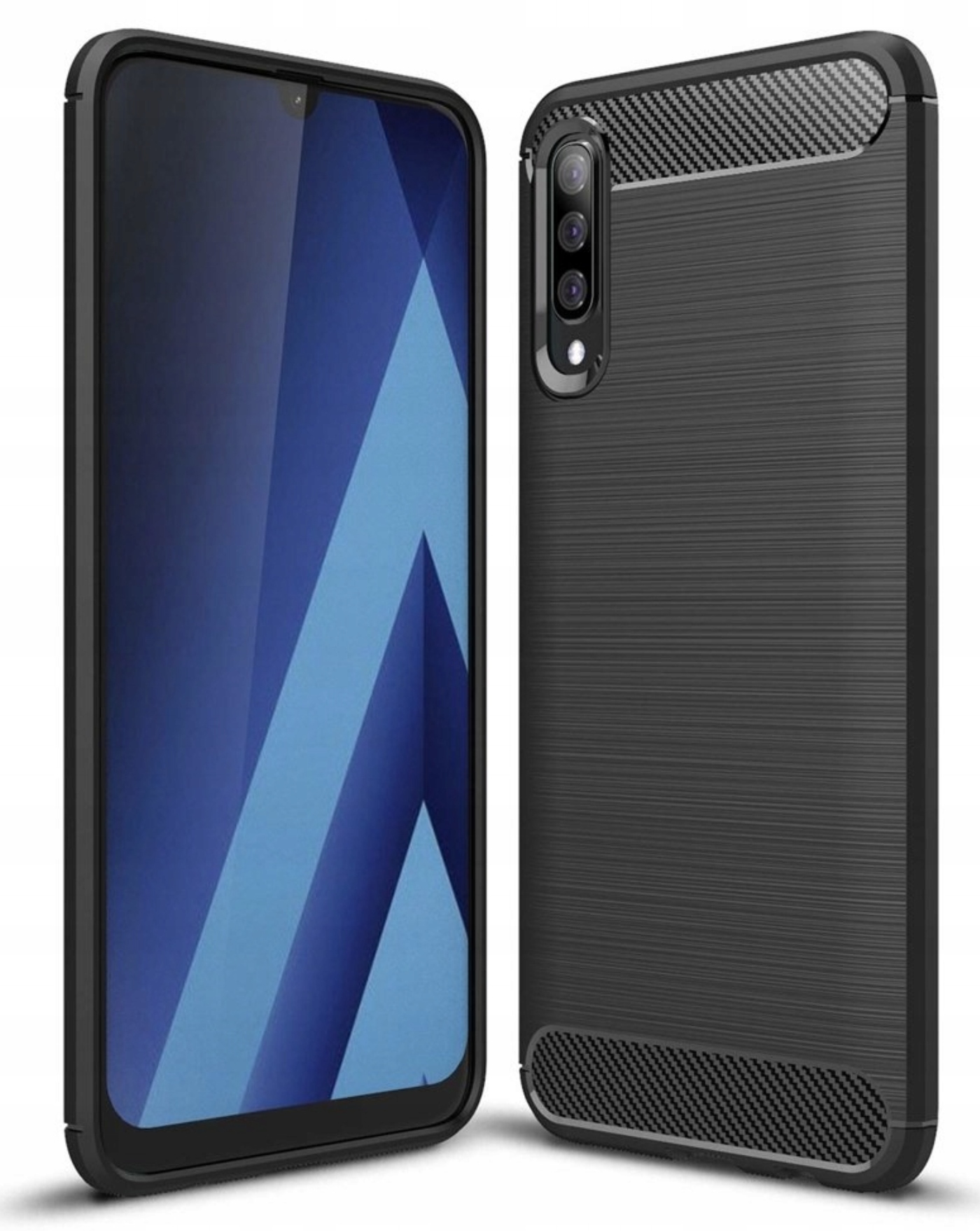 

Etui case obudowa do Galaxy A70 SpaceCase Carbon