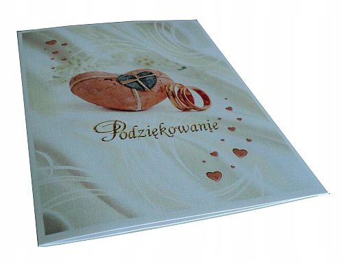

Podziękowania Ślubne album kartonowy 13x18 na 2zdj