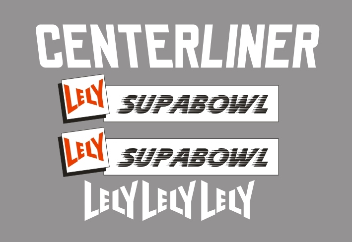 Samolepky Lely Supabowl Centerliner