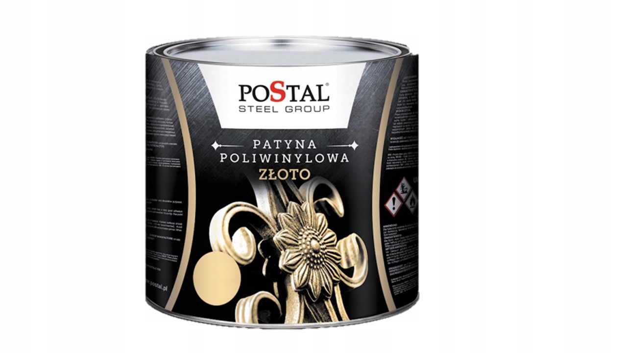 

farba dekoracyjna patyna złoto elementy kute 0,20l
