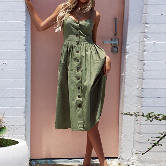 SUKIENKA MIDI NA RAMIĄCZKACH LETNIA NA PLAŻĘ BOHO Model ASO12