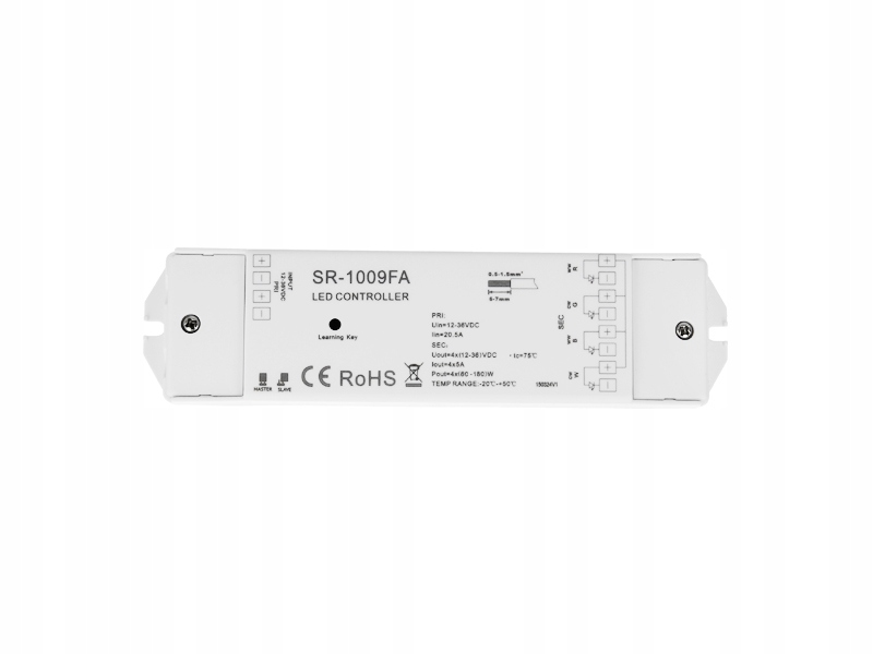 

Sterownik strefowy Led SR-1009FA Rgb/rgbw radiowy