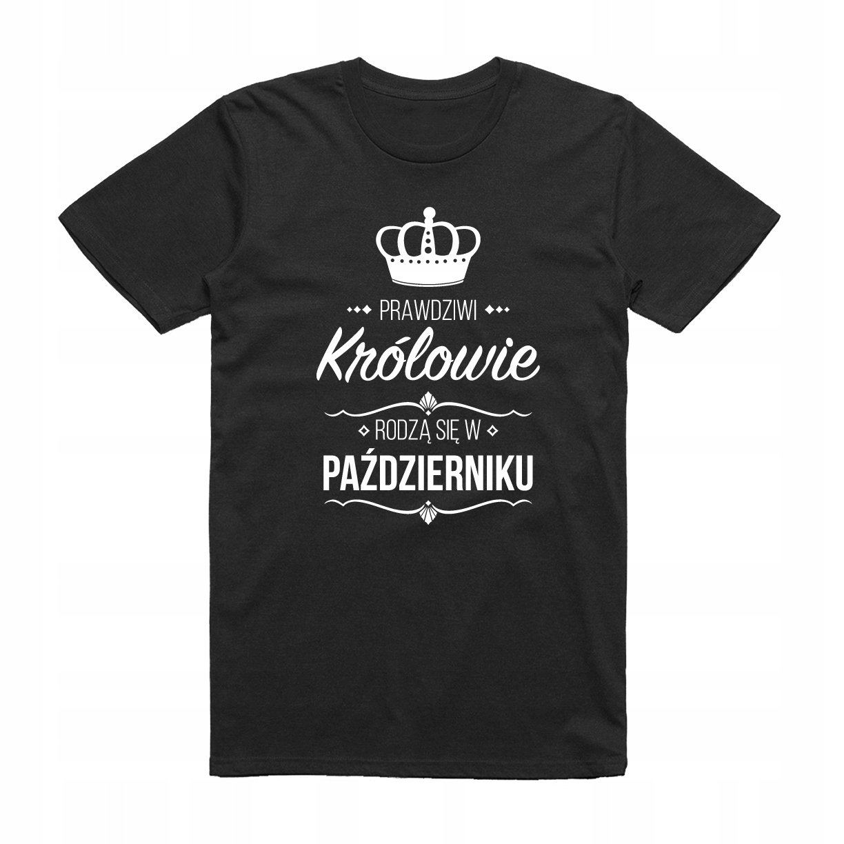 

L - Koszulka T-shirt Październik Królowie Urodziny