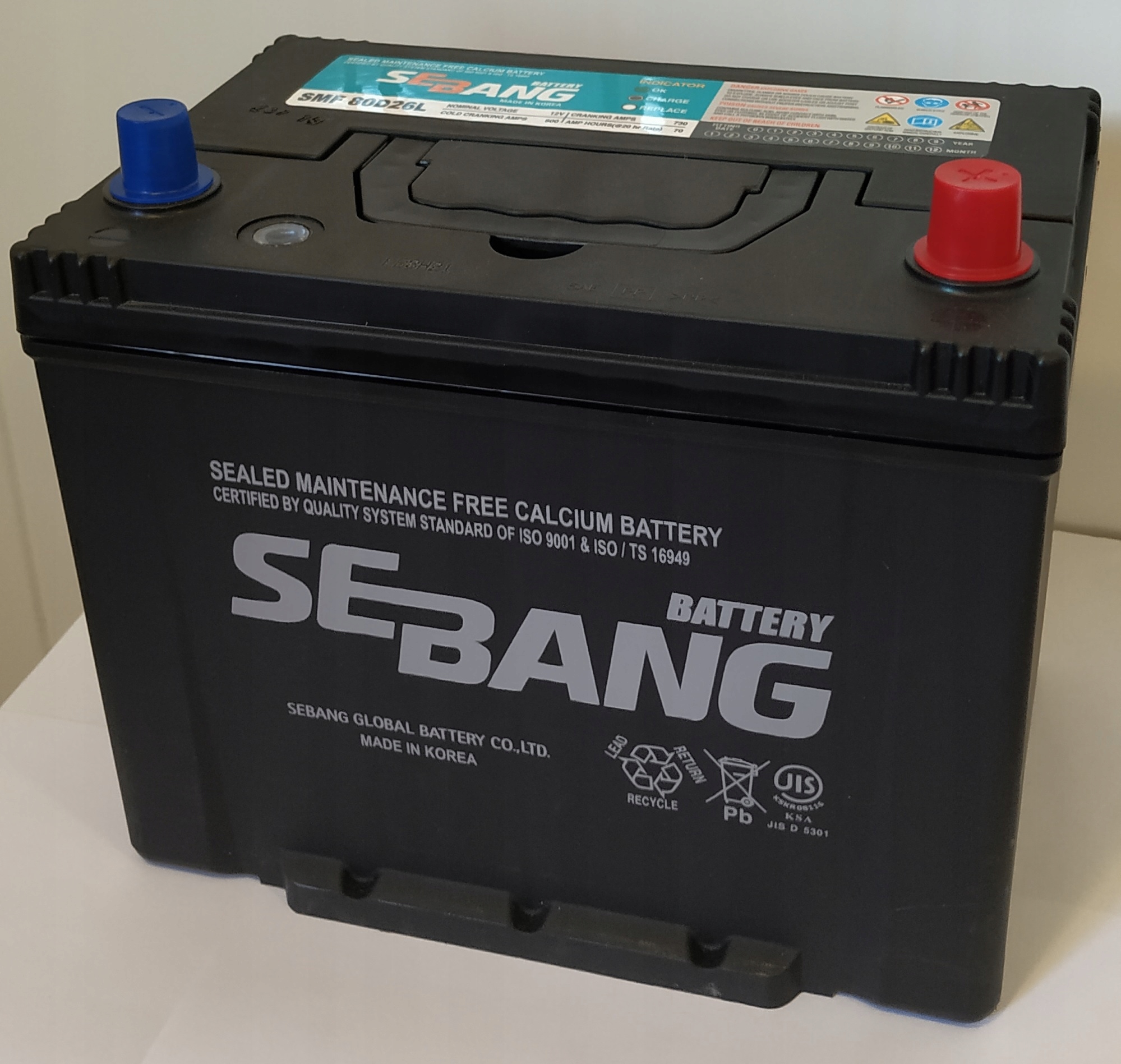 Akumulator SEBANG ROCKET 70Ah 730A Japan/Korea