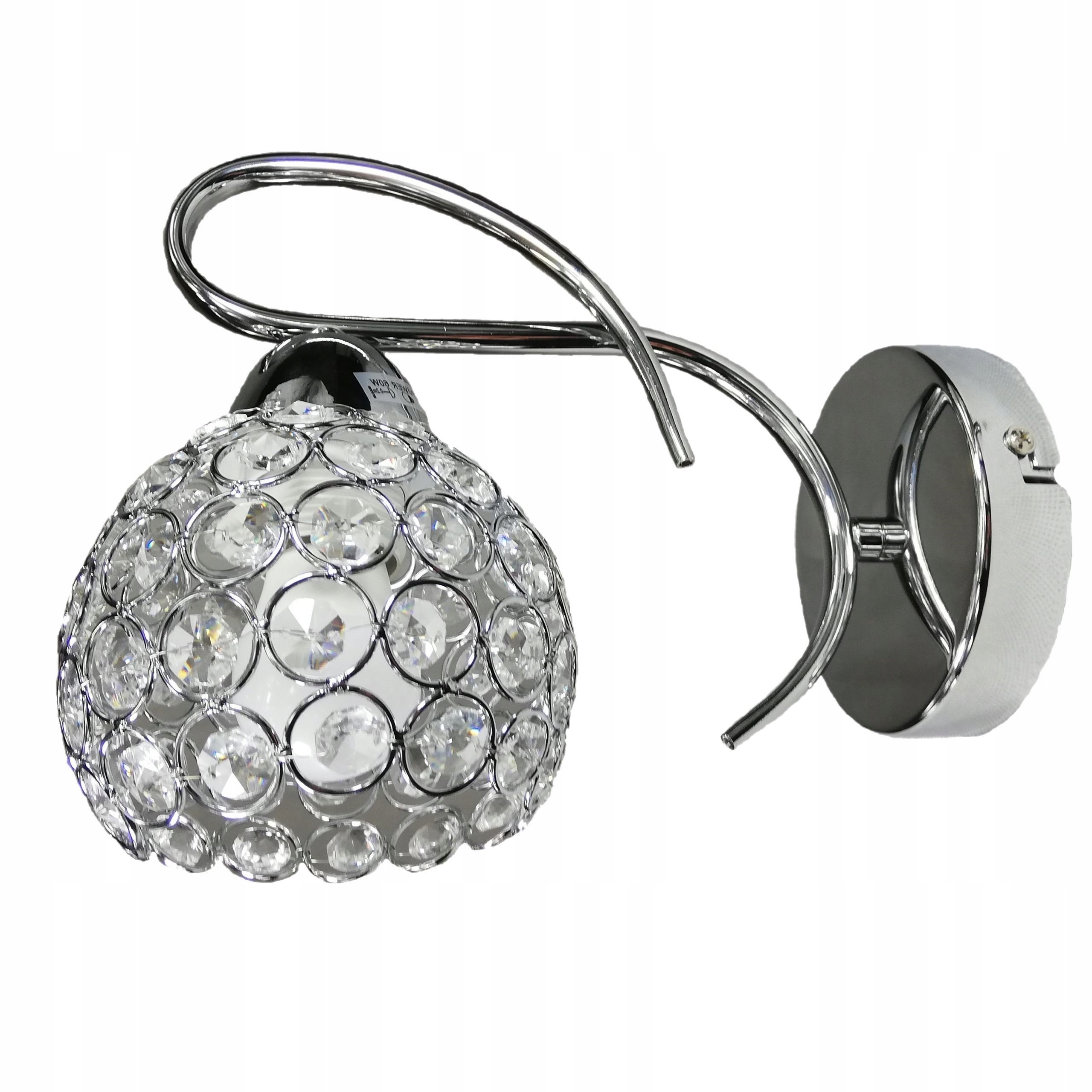 

Lampa Kinkiet Kryształ 1 Chrom
