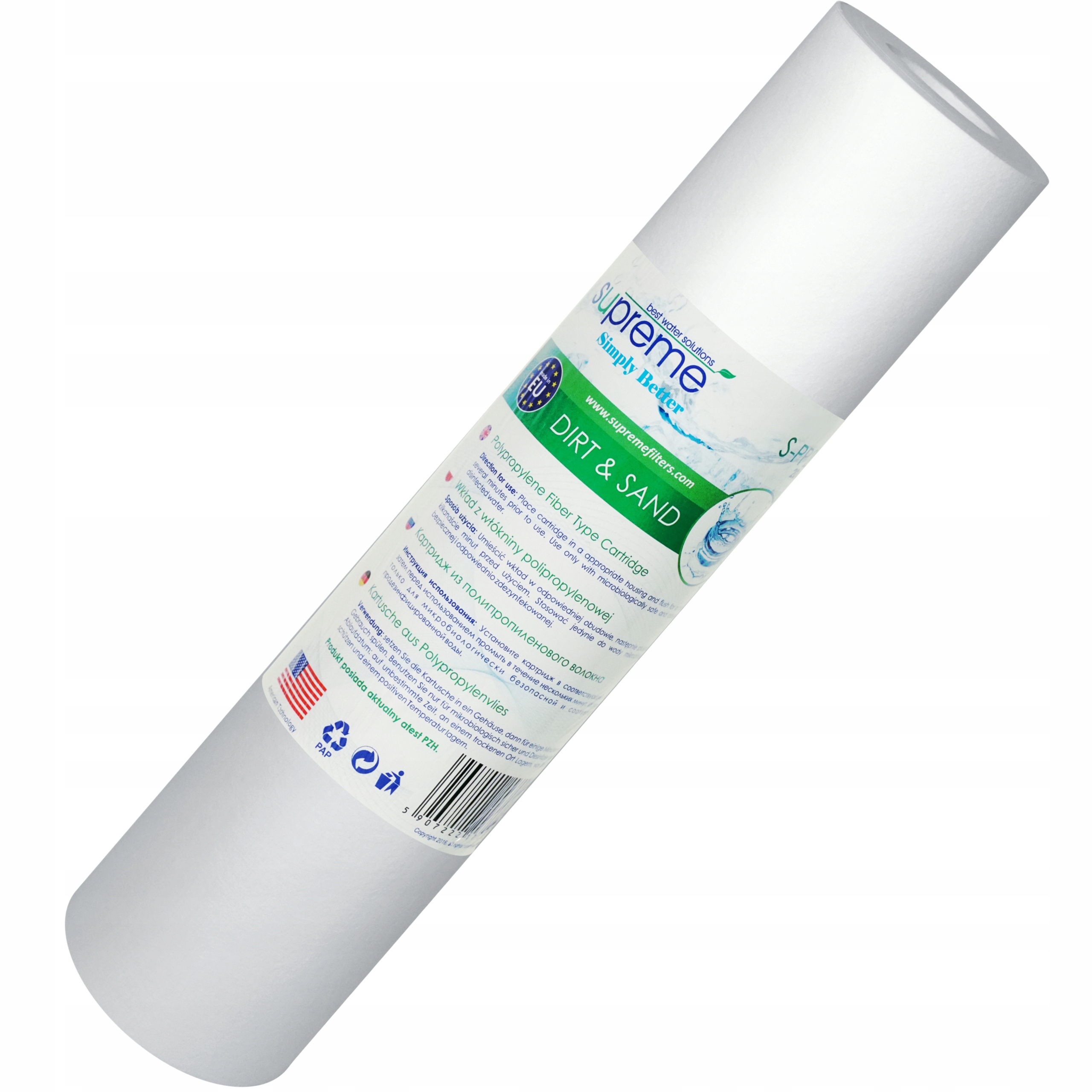

S-PP5 Wkład Polipropylenowy Supreme Filtr Ro 5M