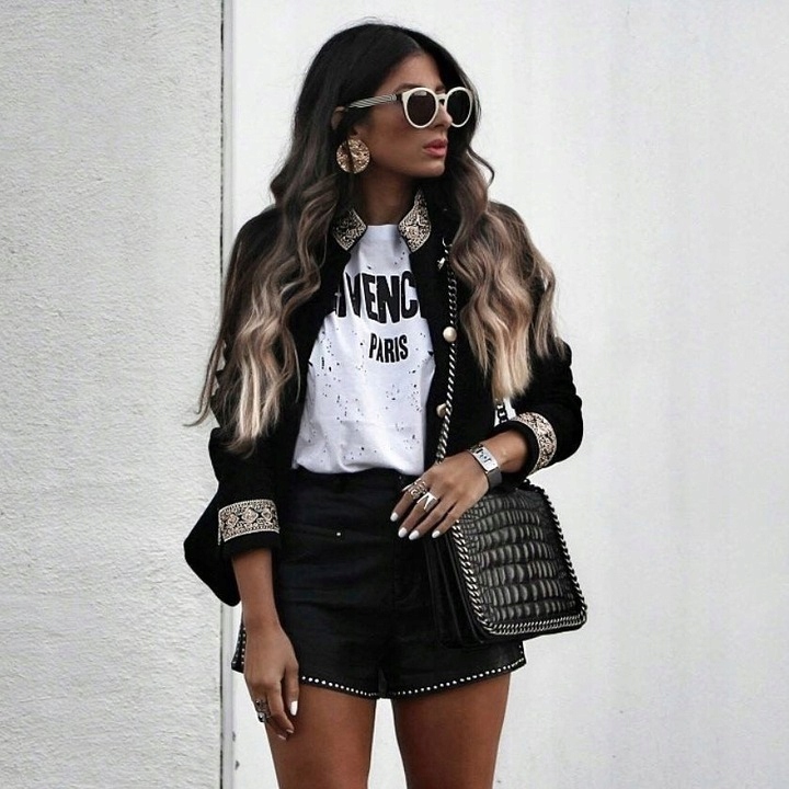 A434 ZARA MARYNARKA ŻAKIET VELVET AKSAMIT - M Rozmiar M